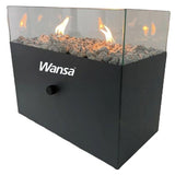 Wansa Glass Table Heat 2Burner – 1200 Watt - Black