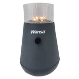 Wansa Mini Glass Tabletop Round Heater 600 Watt – Black