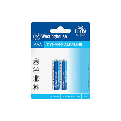 Westinghouse AAA Dynamo Alkaline 1.5V Battery - 2PCS