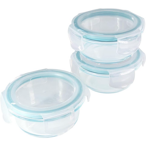 Westinghouse, 3-Piece Round Glass Storage Set