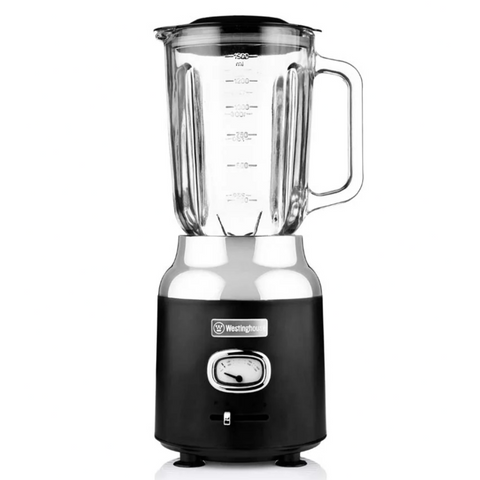 Westinghouse Retro Table Blender with 1.5L Glass Jar & 3-Speed Control (600W)