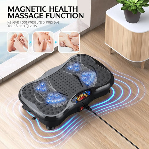 Be3ah Vibration Plate Exercise Machine, Carbon Fibre Vibration Plate