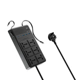 Buy Powerology 2500W 6 AC Power Strip With Built-In Retractable Cables Online in Be3ah Kuwait