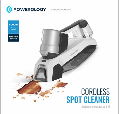 Powerology PPBCHA50, Cordless Spot Cleaner - White