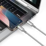 WiWU, 100W Maglink Magnetic USB-C Cable – Fast Charging, Nylon Braided with Zinc Alloy Connectors