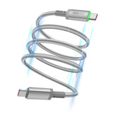 WiWU, 100W Maglink Magnetic USB-C Cable – Fast Charging, Nylon Braided with Zinc Alloy Connectors