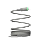 WiWU, 27W Maglink Magnetic USB-C to Lightning Cable – Fast Charging Nylon Braided