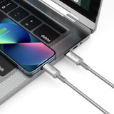 WiWU, 27W Maglink Magnetic USB-C to Lightning Cable – Fast Charging, Nylon Braided