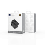 WiWU Wi-UA006 45W GaN Universal Plug Adapter with 3 USB-C and 2 USB-A Ports