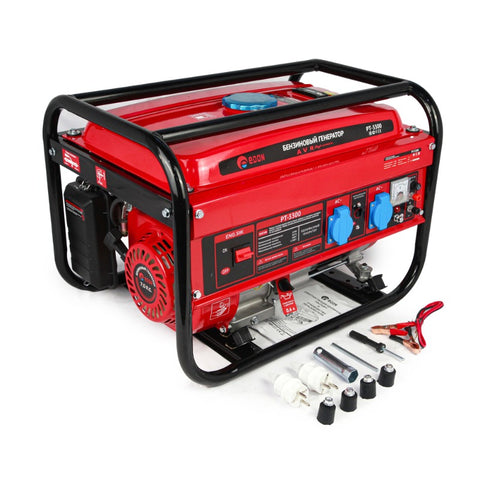Edon, Gasoline Generator 3300W with 208cc Engine, 15L Fuel Tank & Manual Start (PT3300)