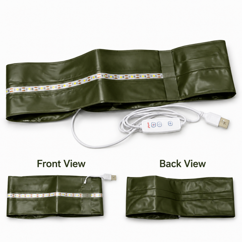 1200-Lumen Inflatable USB LED Camping Tent Light with Magnetic Mount – 65 cm