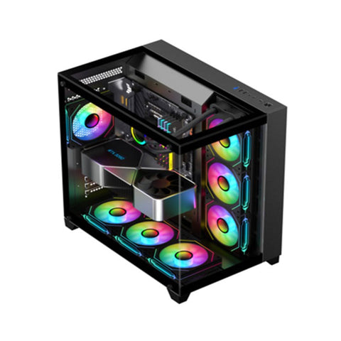 تجميعة كمبيوتر ألعاب قيمنق (Intel Core i7-14700F, RTX 5060 8GB) – رام 16 جيجابايت DDR5، هارد 1 تيرا بايت NVMe SSD، مع نظام Windows 11 Pro