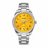 Casio Burgundy Arabic Numeral Custom Ladies Watch LTP-1302-9A