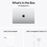 Apple MacBook Pro - 16.2" / M4 Pro / 14-Core CPU / 20-Core GPU / 48GB RAM / 512GB SSD / Silver / 1YW
