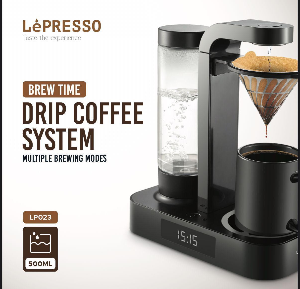 Lepresso LPCFFM0023, Drip Coffee System - Black Lepresso LPCFFM0023, Drip Coffee System - Black