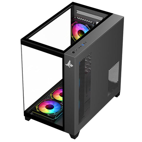 تجميعة كمبيوتر ألعاب قيمنق (Intel Core i5-14400F, RTX 5060 8GB) – رام 16 جيجابايت DDR5 (2x8)، هارد 1 تيرا بايت SSD، مع نظام Windows 11 Pro