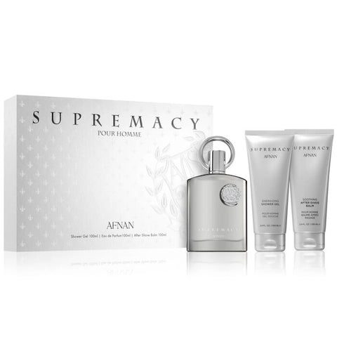 Afnan Supremacy 3 Pcs Set For Him - EDP 100 ML+Shower Gel 150 ML+After Shave 150 ML