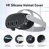 Silicone Protective Face Case for Meta Quest 3 - Black