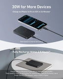 Anker MagGo Power Bank, Ultra-Slim 10,000mAh Magnetic Battery Pack - Black