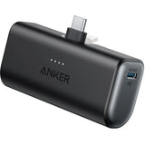 Anker Nano Power Bank 5000mAh 22.5W Built-In USB-C Connector - Black