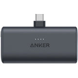 Anker Nano Power Bank 5000mAh 22.5W Built-In USB-C Connector - Black