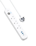 Anker PowerExtend USB-C 6-IN-1 PowerStrip - White A9136K21