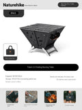 Naturehike Folding Fire Rack - Black (30*30*23)