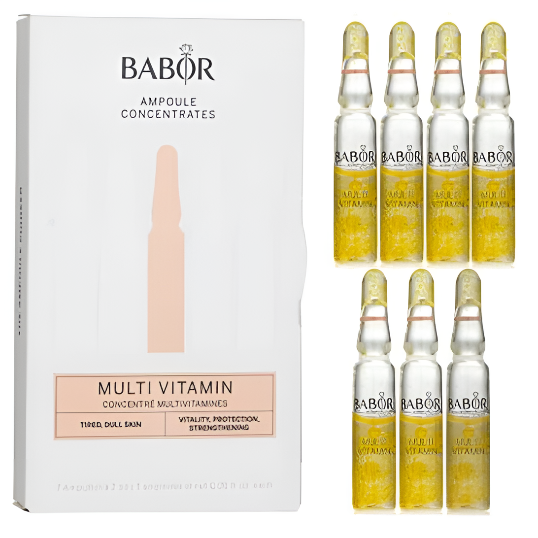 BABOR Multi Vitamin Ampoule Concentrates – 7x2ml-Skin Renewal & Vitality Boost (Unisex) BABOR Multi Vitamin Ampoule Concentrates – 7x2ml-Skin Renewal & Vitality Boost (Unisex)