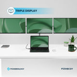 Powerology, 13-in-1 USB-C Hub, 4K HDMI, 100W PD, Ethernet, SD/MicroSD, 3.5mm AUX