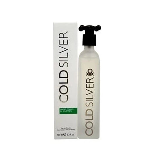 Benetton Cold Silver EDT For Him - 100 ml