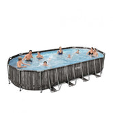 Bestway 5611T Power Steel Oval Above Ground Pool 732x366x122cm