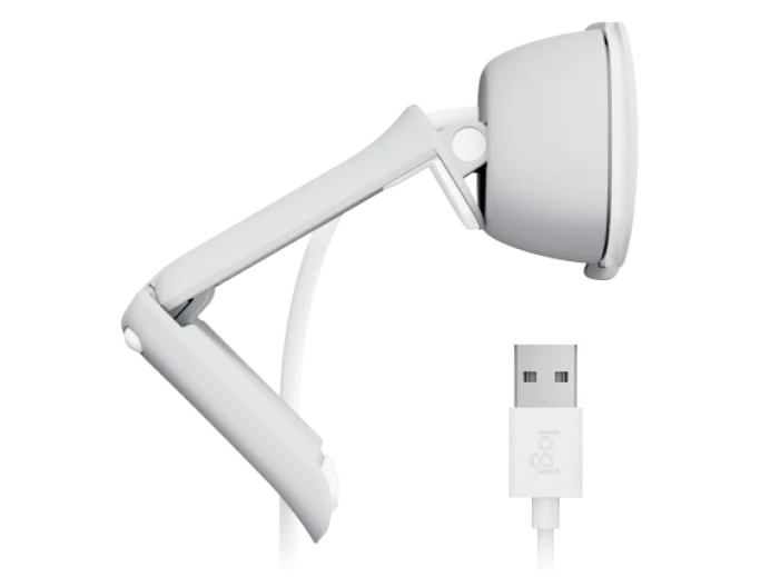 Logitech Brio 100 Full HD Webcam - White Logitech Brio 100 Full HD Webcam - White