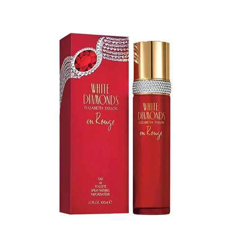 ELIZABETH TAYLOR WHITE DIAMONDS EN ROUGE-WOMEN-EDT-100ML