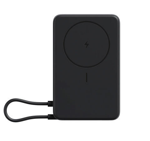 شاومي، بنك طاقة مغناطيسي 33 واط بسعة 10000 مللي أمبير مع حامل مدمج، كابل USB-C مدمج وشحن لاسلكي