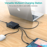 Choetech 3A+1C 72W Output ports wall charger