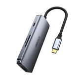 Choetech 7 in 1 USB C HUB - Silver