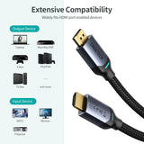 Choetech 8K 2M HDMI to HDMI Cable - Black XHH01