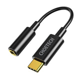 Choetech USB-C to 3.5mm Audio Jack Adaptor AUX003-BK