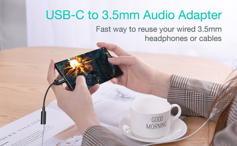 Choetech USB-C to 3.5mm Audio Jack Adaptor AUX003-BK