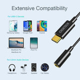 Choetech USB-C to 3.5mm Audio Jack Adaptor AUX003-BK