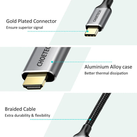 Choetech USB-C to HDMI & Adaptor KIT CH0033