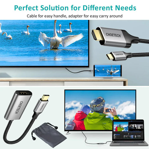 Choetech USB-C to HDMI & Adaptor KIT CH0033