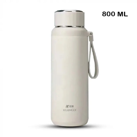 D.kadi Portable Travel Vacuum Bottle 800ml - White