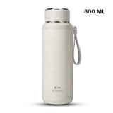 D.kadi Portable Travel Vacuum Bottle 800ml - White