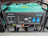 DCA 5000W Gasoline Generator Electric Starter