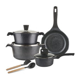 OSFE Granite Cookware Set 11 pcs - Dark Grey