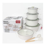 OSFE Granite Cookware Set 12 pcs - Cream