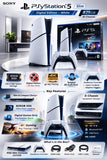 Sony PlayStation 5 Slim Digital Edition – White 825GB (E-Chassis) Bundle with DOBE Charging Dock For PS5 Wireless Controller Charger- TP5-0506