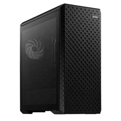 XPG Defender Pro E-ATX Mid-Tower Chassis Gaming PC Case Mesh front panel, 3 ARGB fans - Black