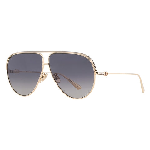Dior Grey Shaded Pilot Ladies Sunglasses